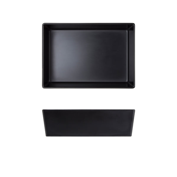 Black Tokyo Melamine Salad Box 20.5 x 14.5 x 6cm pack of 6