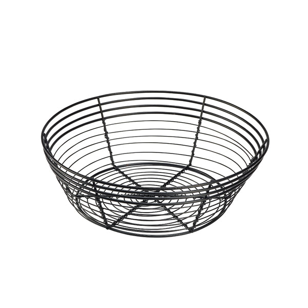 Wire Basket, Round 25.5 x 8cm (Box of 6)