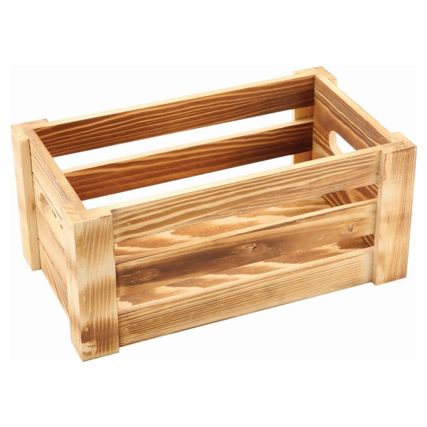 Stephens Rustic Wooden Crate 27 x 16 x 12cm