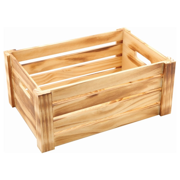 Stephens Rustic Wooden Crate 34 x 23 x 15cm