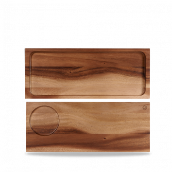 Wood Rect Board 40 X 16.5Cm Box 4