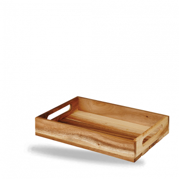 Wood Medium Rect Crate 30X20X4.8Cm Box 4