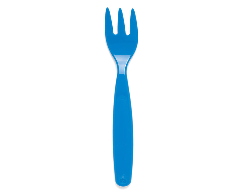 Small Med Blue Fork – Reusable Polycarbonate Cutlery